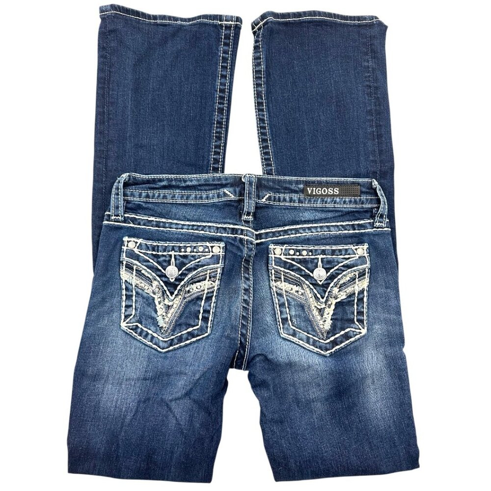 VIGOSS Embellished Flare Jeans